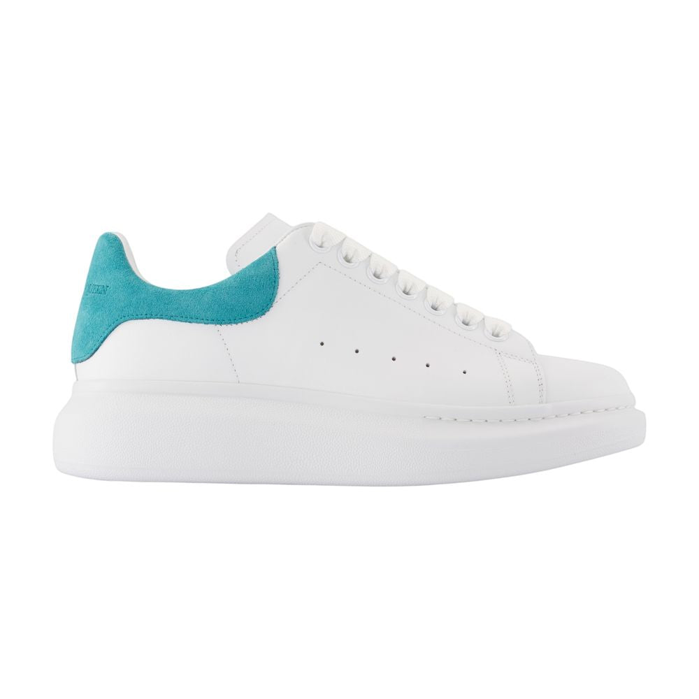 Alexander McQueen Leather Oversized Sneaker — White
