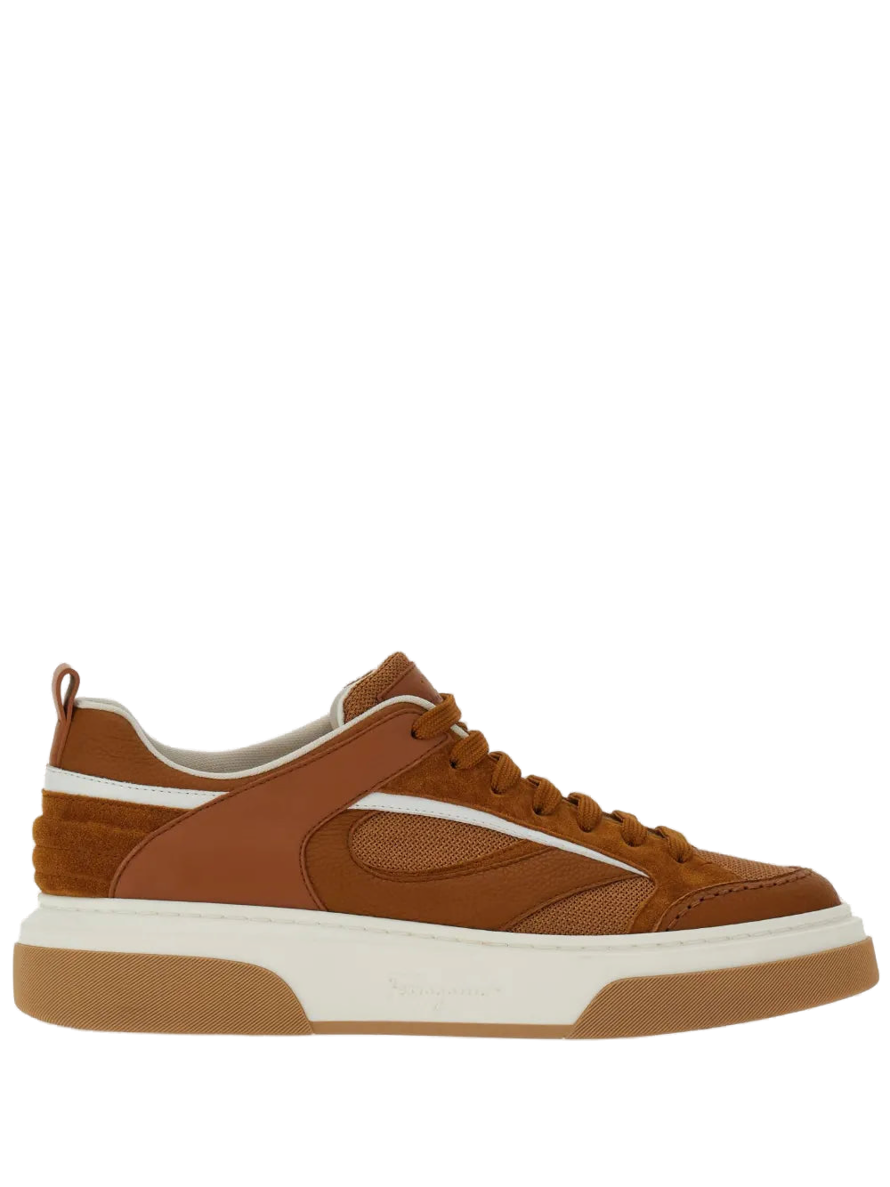 Ferragamo Devin Parker Sneaker — Brown