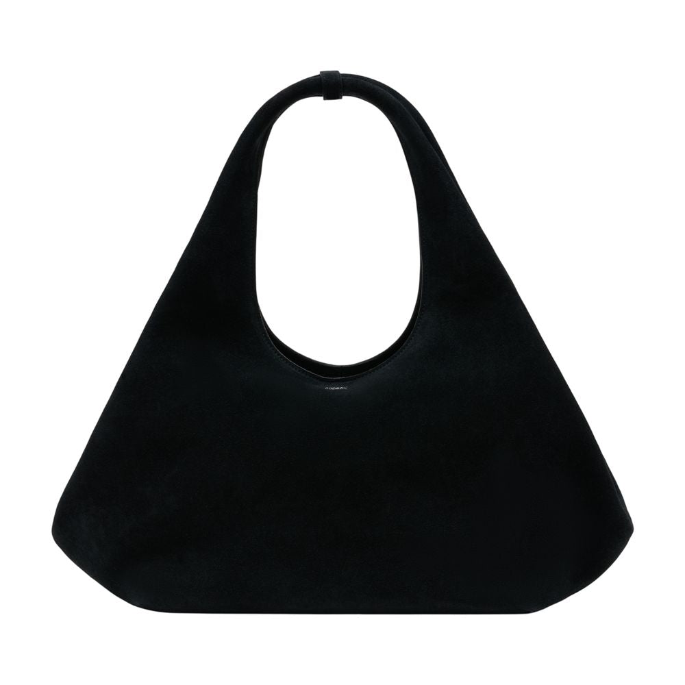 Coperni Folded Calfskin Shoulder Bag — Black