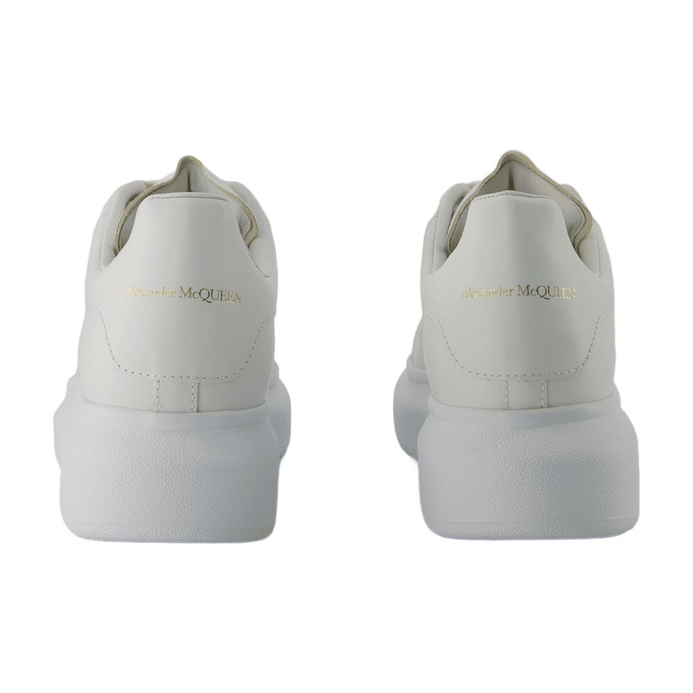Alexander McQueen Oversize Leather Sneaker — White