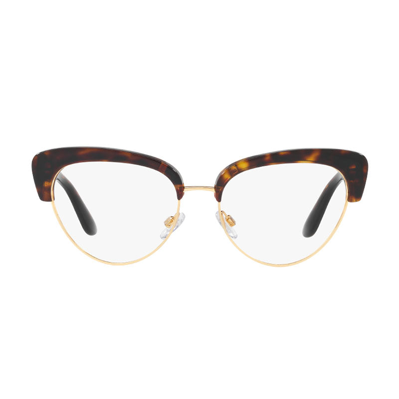 Dolce & Gabbana DG3247502 Cat-Eye Tortoiseshell Eyeglasses — Brown