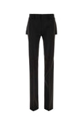 Dsquared2 Peek-A-Boo Cigarette Trousers — Black