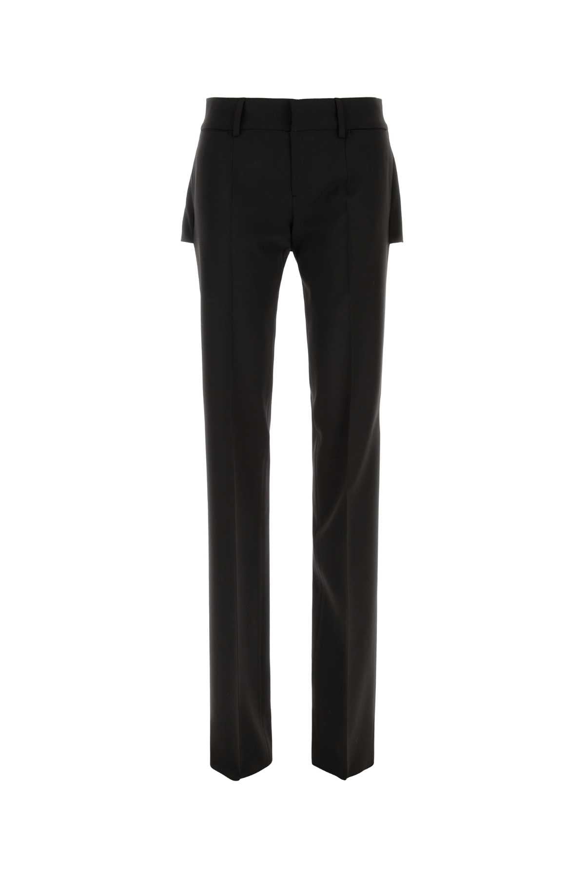 Dsquared2 Peek-A-Boo Cigarette Trousers — Black