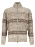 Brunello Cucinelli Nordic Cardigan — Beige
