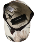 Dolce & Gabbana HAT10033 Floral Cotton Baseball Cap — Beige