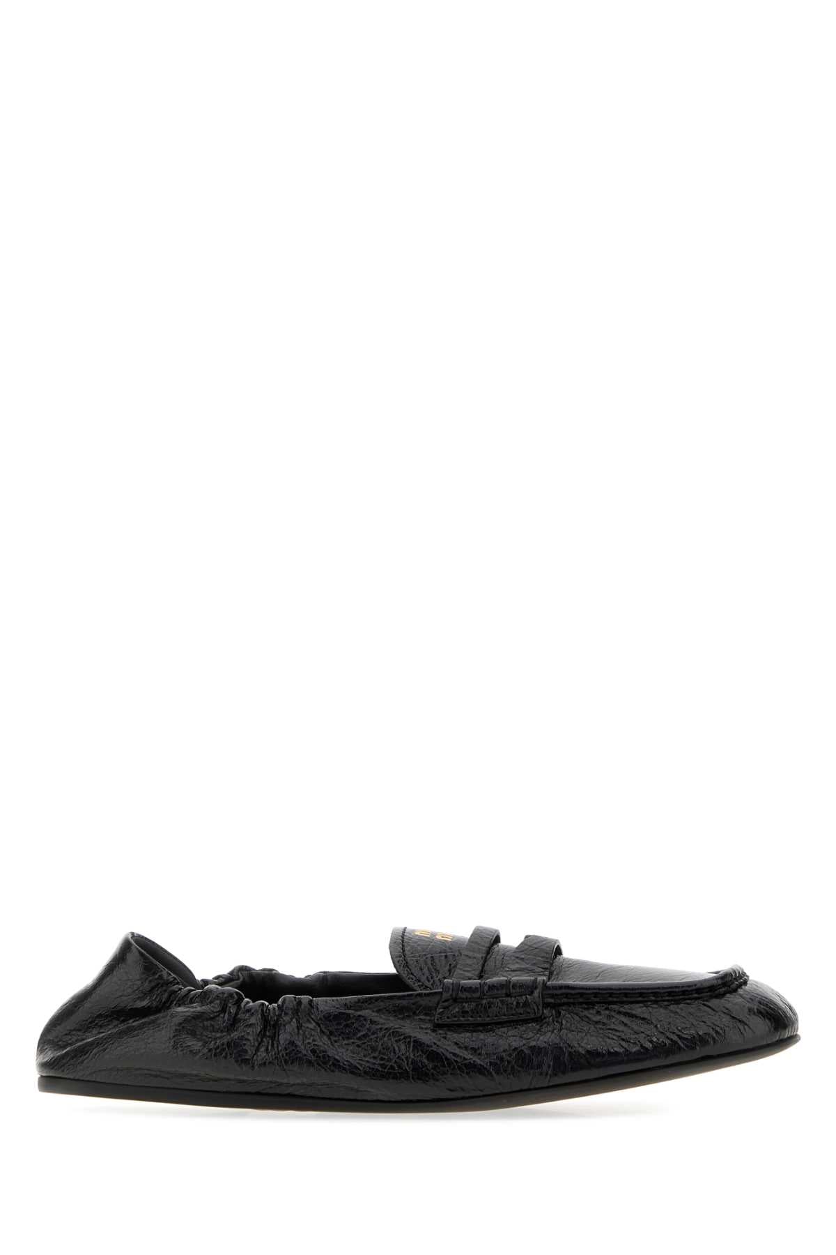 Miu Miu Mocassini Loafers — Black