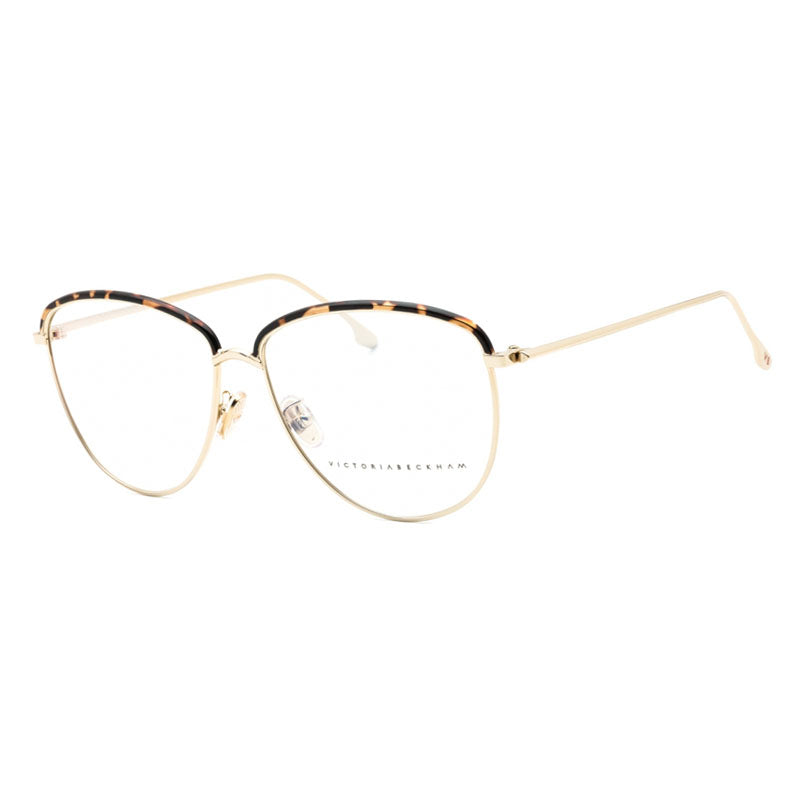 Victoria Beckham VB2100716 Cat-Eye Metal Eyeglasses — Gold