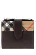 Cartera Burberry de dos cuerpos — Marrón