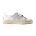 Golden Goose Deluxe Brand Soul Star Sneakers — Silver