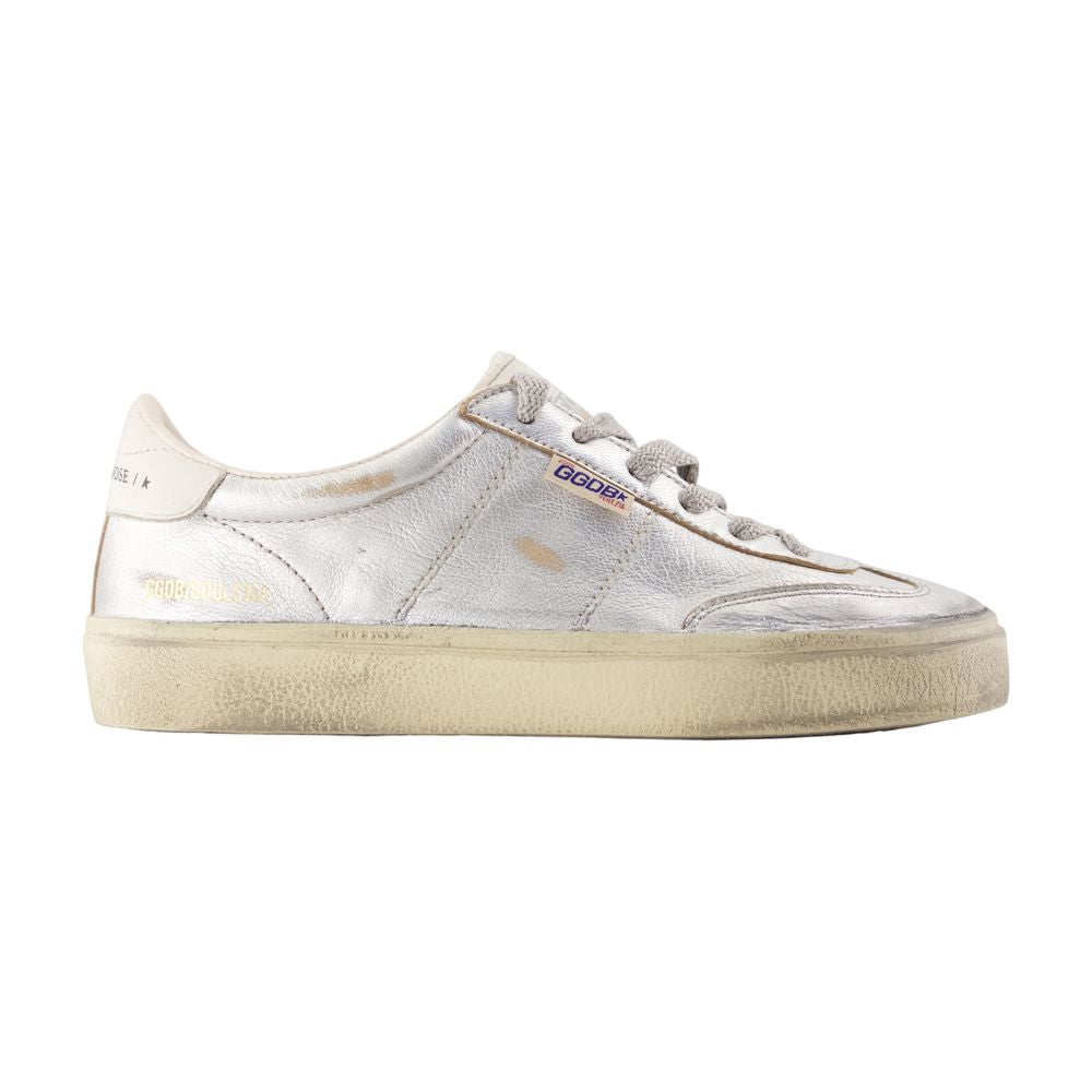 Golden Goose Deluxe Brand Soul Star Sneakers — Silver