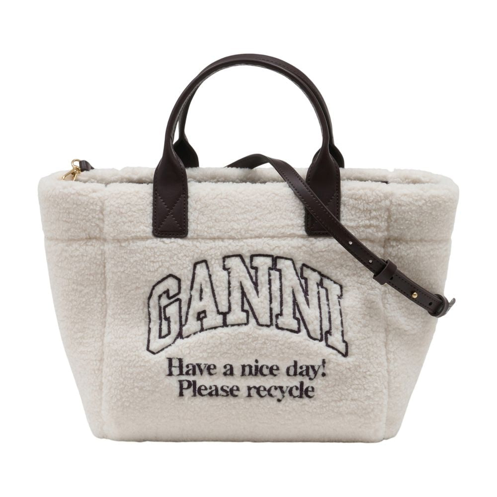 Ganni Tote Bag — White