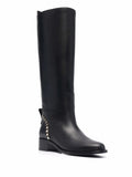 Ferragamo Vara Chain Boot — Black