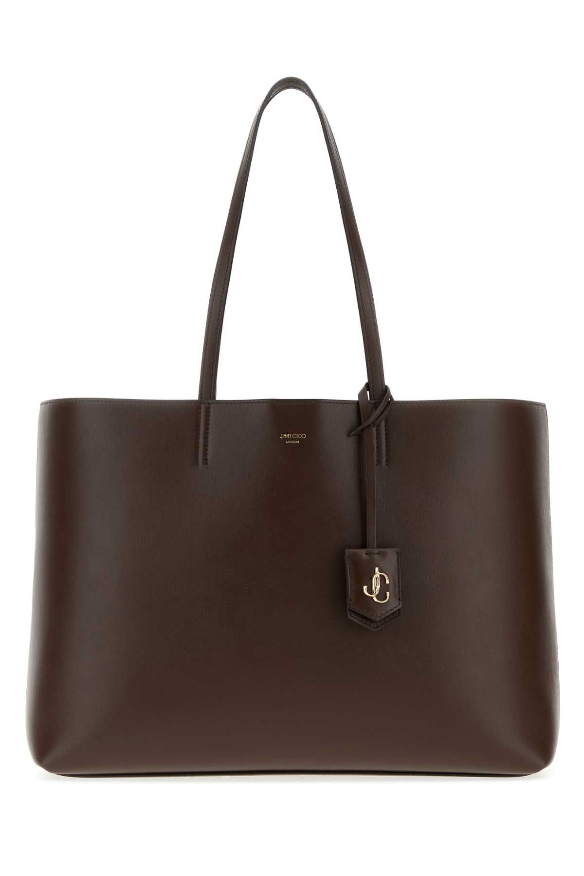 Jimmy Choo Nine2Five Tote Bag — Brown