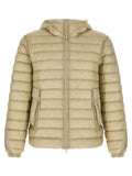 C.P. Company Quilted Polyamide Down Jacket — Beige