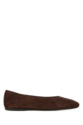 Prada Suede Ballerina — Brown