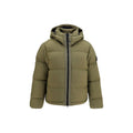 Stone Island Detachable Hood Polyamide Down Jacket — Beige