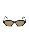 Furla SFUB31 Glossy Black Cat-Eye Sunglasses — Black