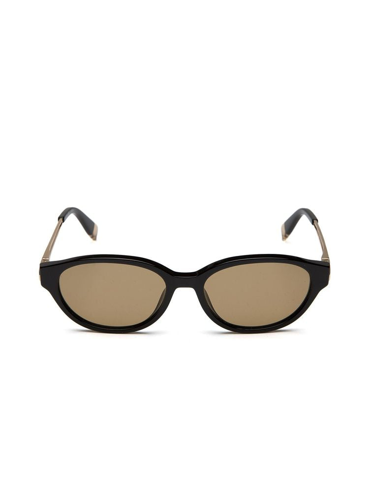 Furla SFUB31 Glossy Black Cat-Eye Sunglasses — Black