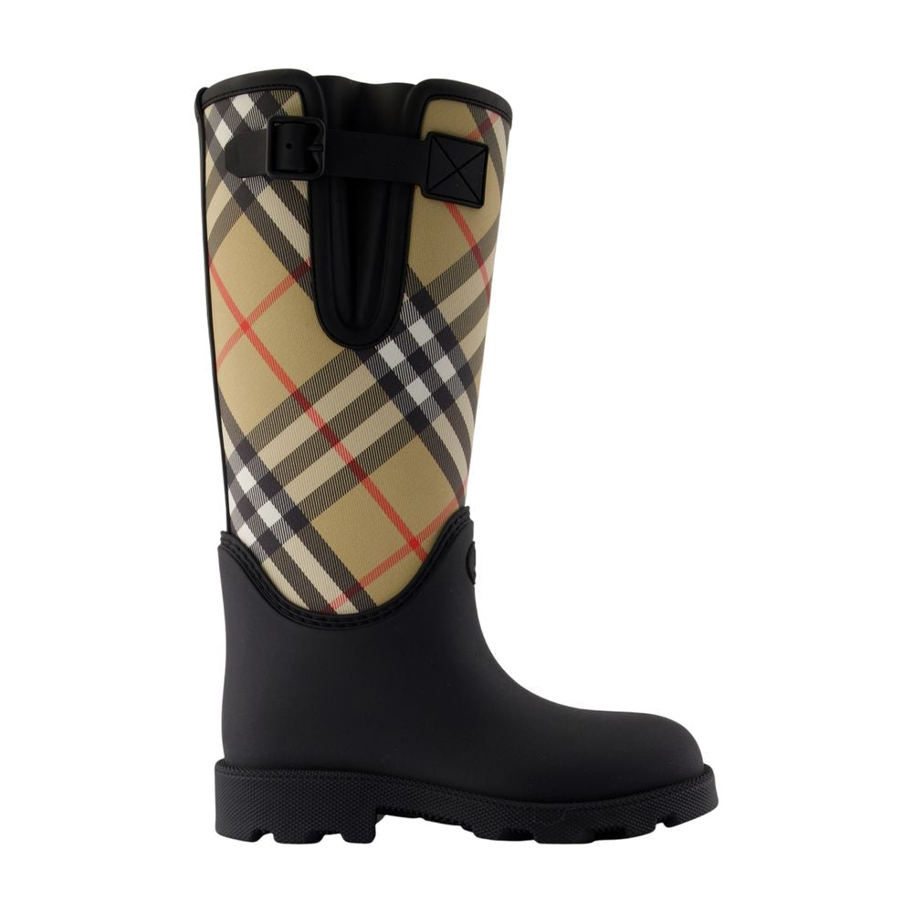 Burberry Marsh Stamp Boot — Black