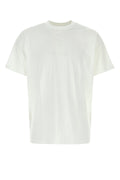 Burberry Logo-Embroidered Cotton T-Shirt — White