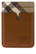 Burberry Phone Card Case — Brown