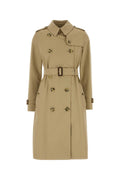 Burberry Cotton Twill Trench Coat — Beige