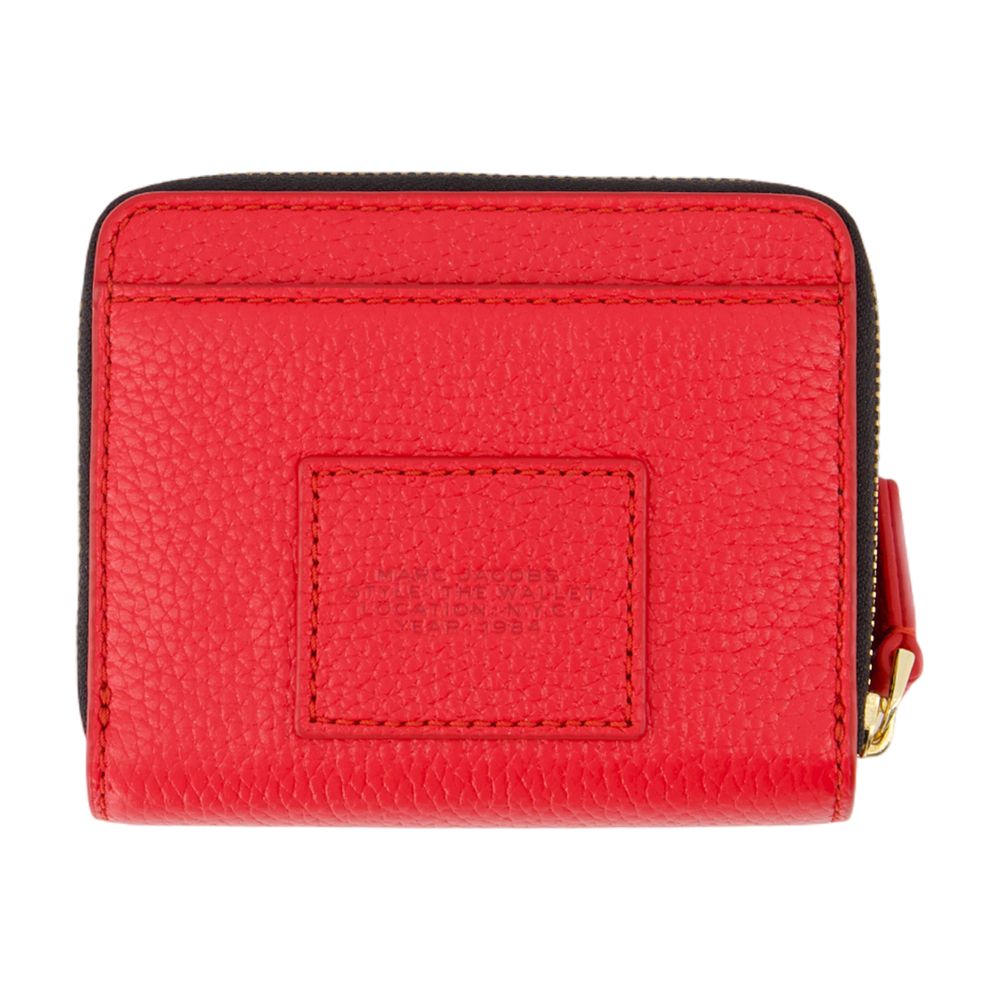 Marc Jacobs Compact Leather Wallet — Red