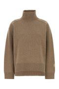 Tory Burch Collo Sweater — Beige