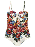 Dolce & Gabbana Re-Edition 2000 One-Piece Swimsuit — White