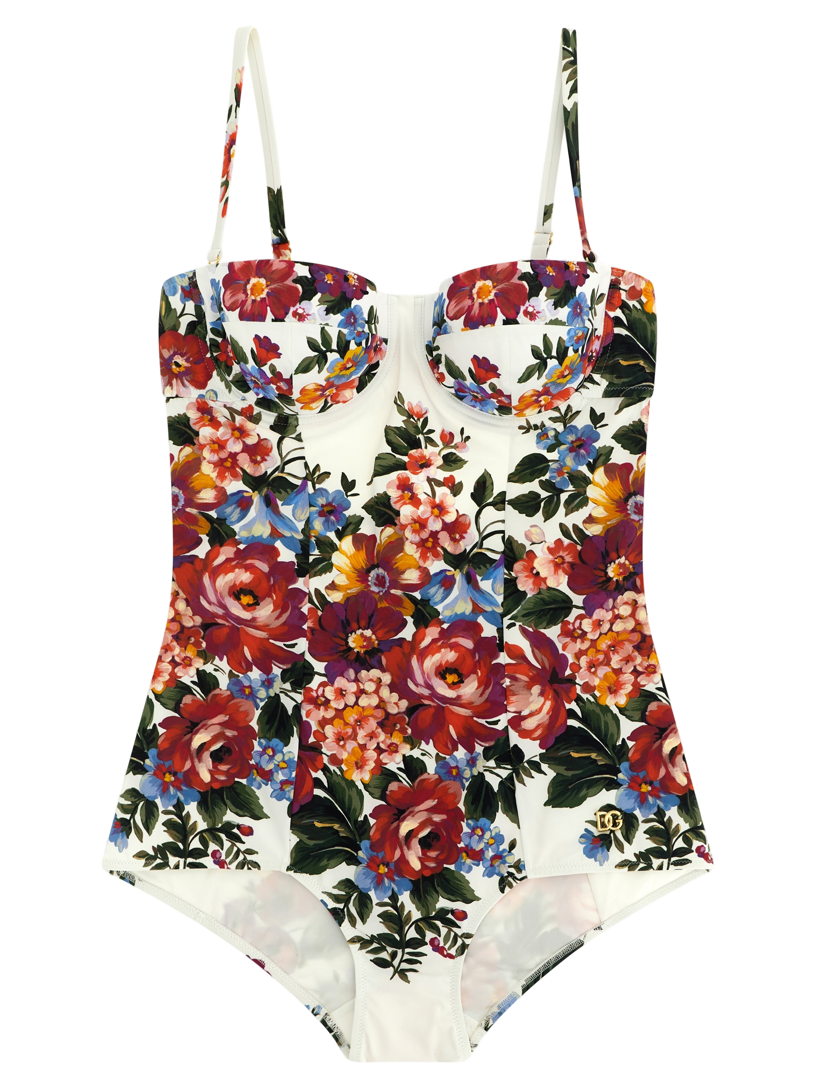 Dolce & Gabbana Re-Edition 2000 One-Piece Swimsuit — White