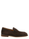 Brunello Cucinelli Suede Penny Loafer Loafer — Brown