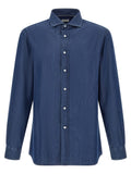 Brunello Cucinelli Denim Shirt — Blue