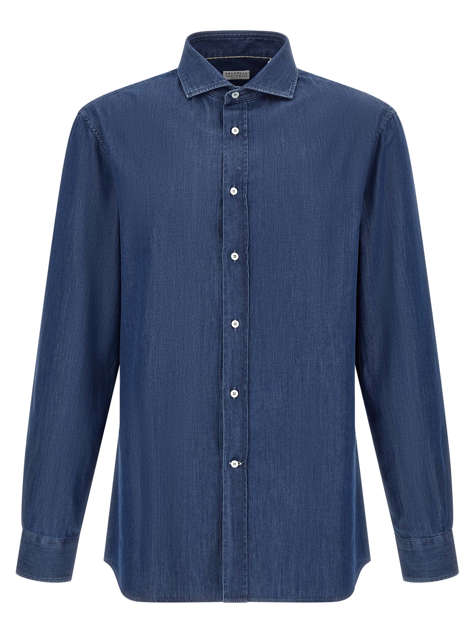 Brunello Cucinelli Denim Shirt — Blue