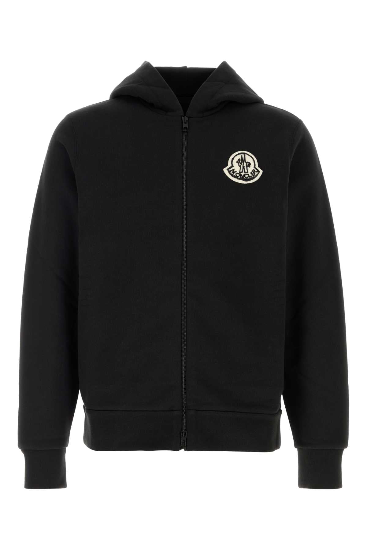 Moncler Cardigan Hoodie — Black