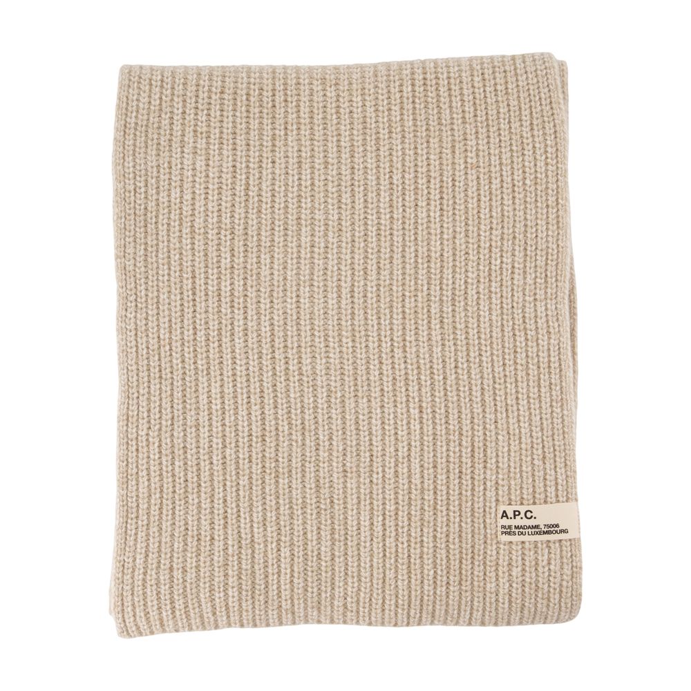 A.P.C. Sasha Scarf — Beige