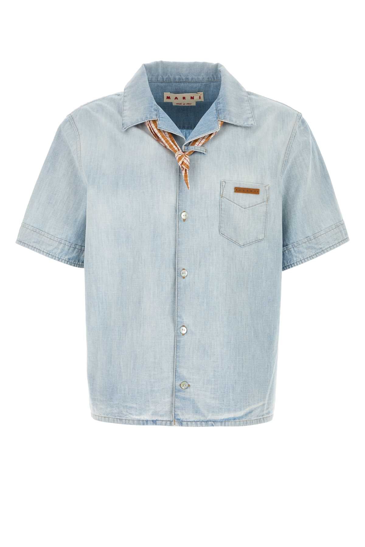 Marni Chambray Shirt — Blue