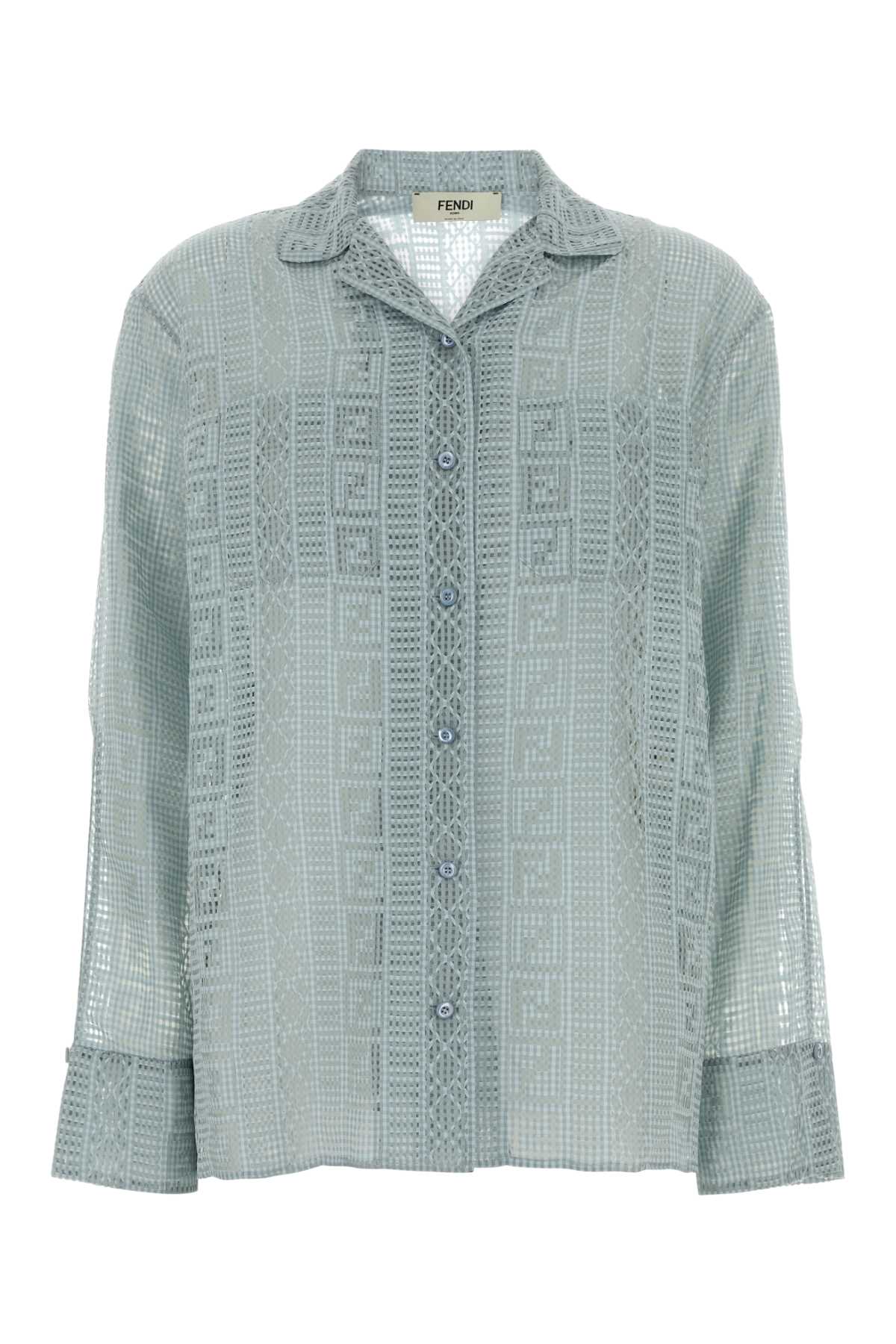 Fendi Pequin Shirt — Green