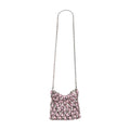 Self-Portrait Crystal Crossbody Bag — Pink