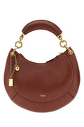 Chloé Leather Hobo Shoulder Bag — Brown
