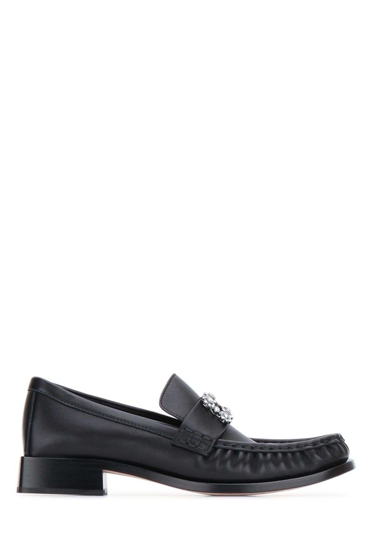 Roger Vivier Strass Loafer — Black