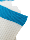 Valentino Silk Blend Ribbed Socks — White