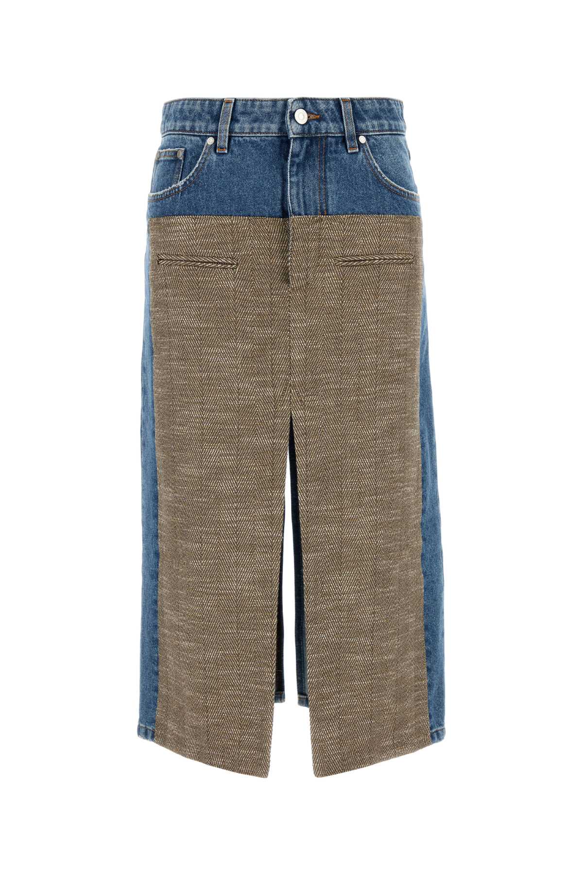 Stella McCartney Denim Skirt — Blue