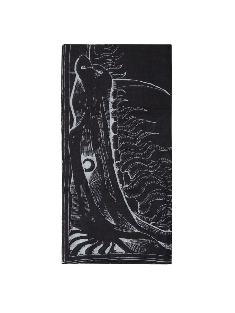 Givenchy Virgin Wool Shawl — Black