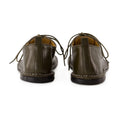 AMI Paris Leather Calfskin Derby — Khaki