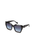 Ana Hickmann AH9489 Gradient Lens Sunglasses — Black