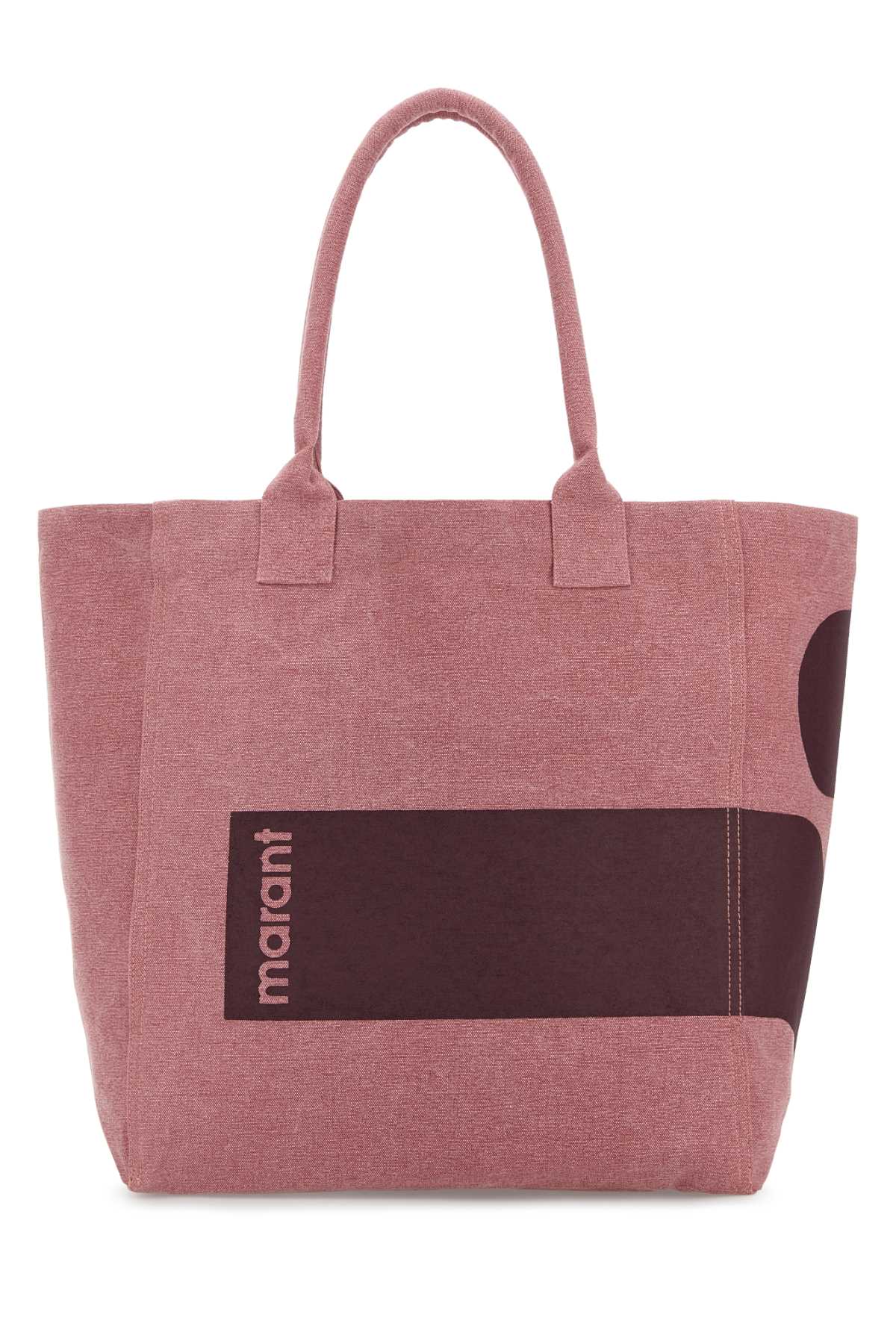 Isabel Marant Cotton Colour-Block Tote Bag — Pink