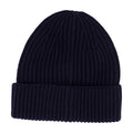 SamsøE SamsøE F24300118-194011TCX Ribbed Wool Beanie — Navy