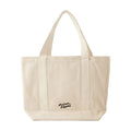 Maison Kitsune Fox Head Logo Tote Bag — Beige
