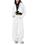Dsquared2 Cropped Towel Jacket — White