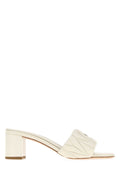 Miu Miu Tacco Mule Heel — White